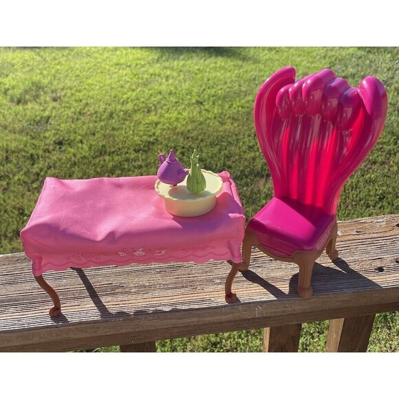 Alice in Wonderland Tea Party 70th Anniversary Replacement Table & Chair READ